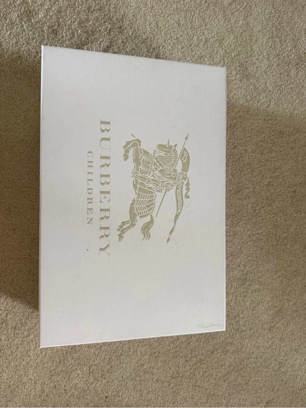 Burberry Kids Red Plaid Heart Rain Boots